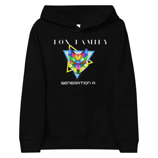 Fox Family Unisex Kids fleece hoodie