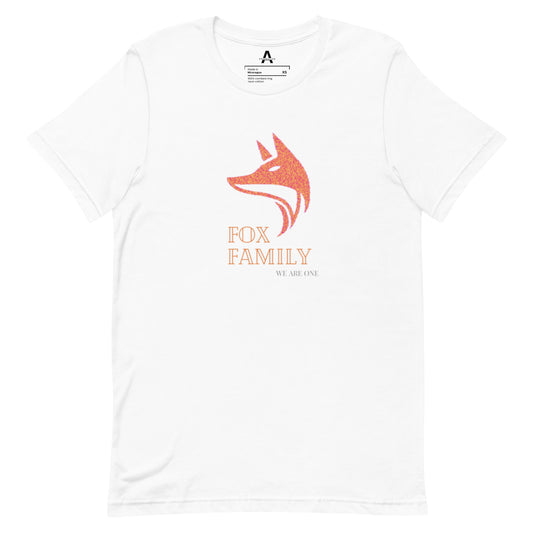 Color Pop Fox Unisex Adult t-shirt