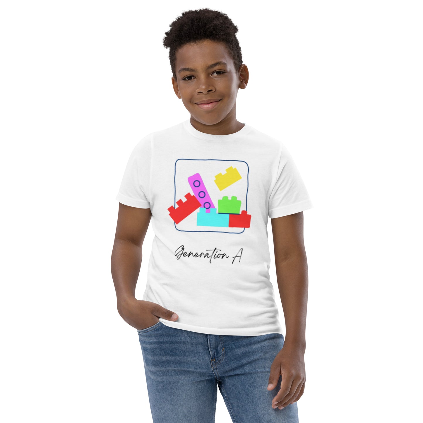 Falling Lego's Youth Unisex T-shirt